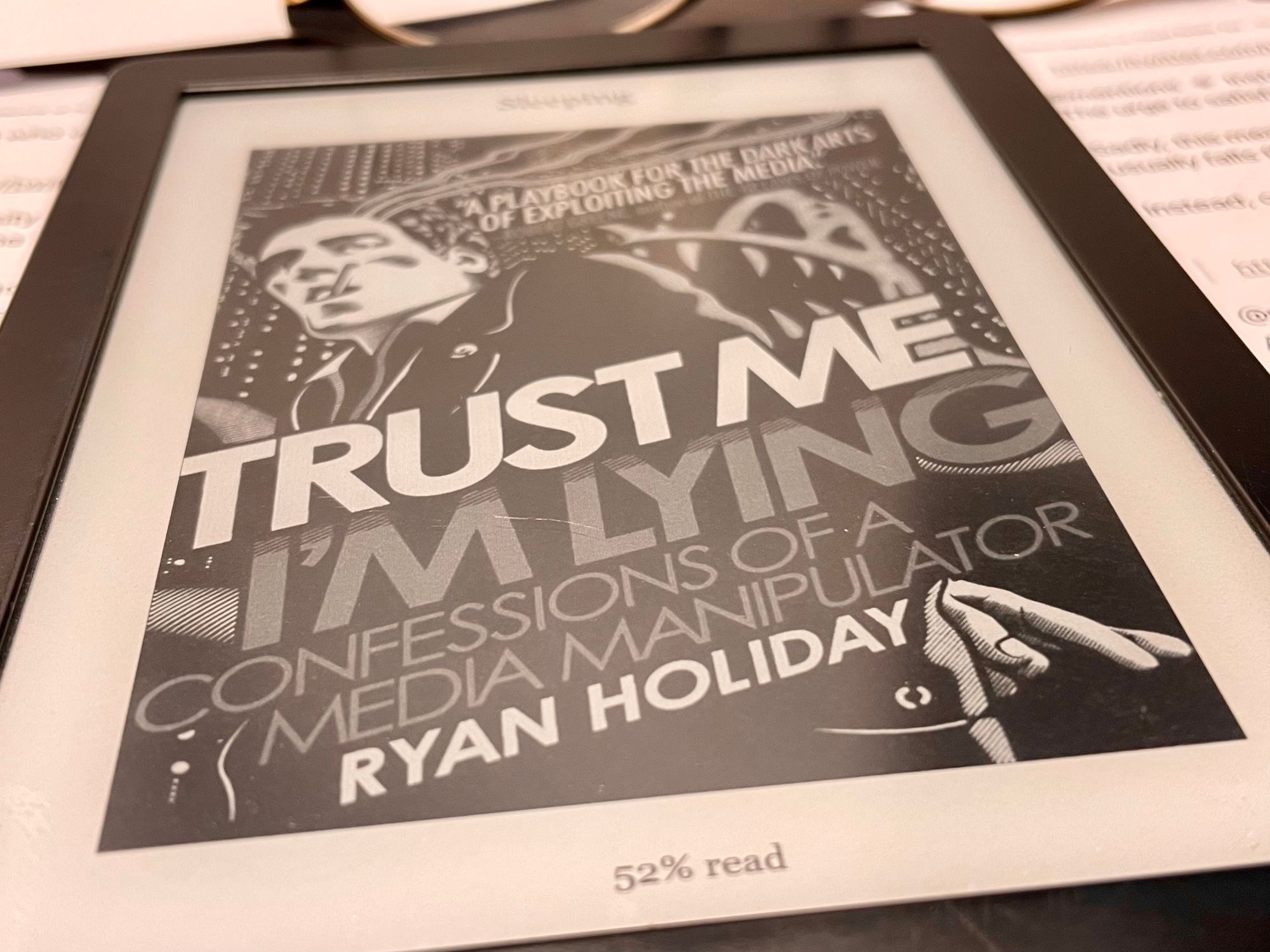 There is also an e-book on Trust me, I'm lying. I enjoyed the book so much, I wanted to have a hard copy as well.